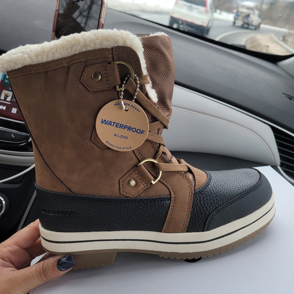 Brand New Waterproof ALDO Boots-Size 7